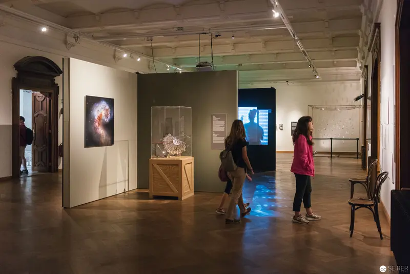 Asteroid Day Exhibition View at Naturhistorisches Museum Wien with Cosmic Art Display