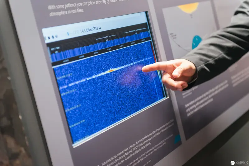 Asteroid Day Exhibit: Interactive Data Visualization at Natural History Museum Vienna