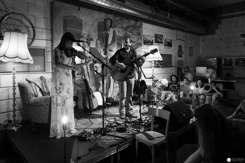 Shane Ó Fearghail at Cafe Siebenstern, Vienna, July 2018