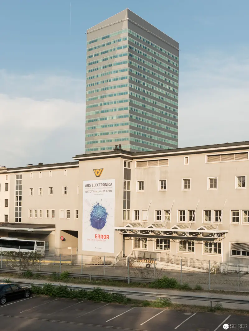 Post City Linz Exterior: Ars Electronica 2018 Architectural Preparation