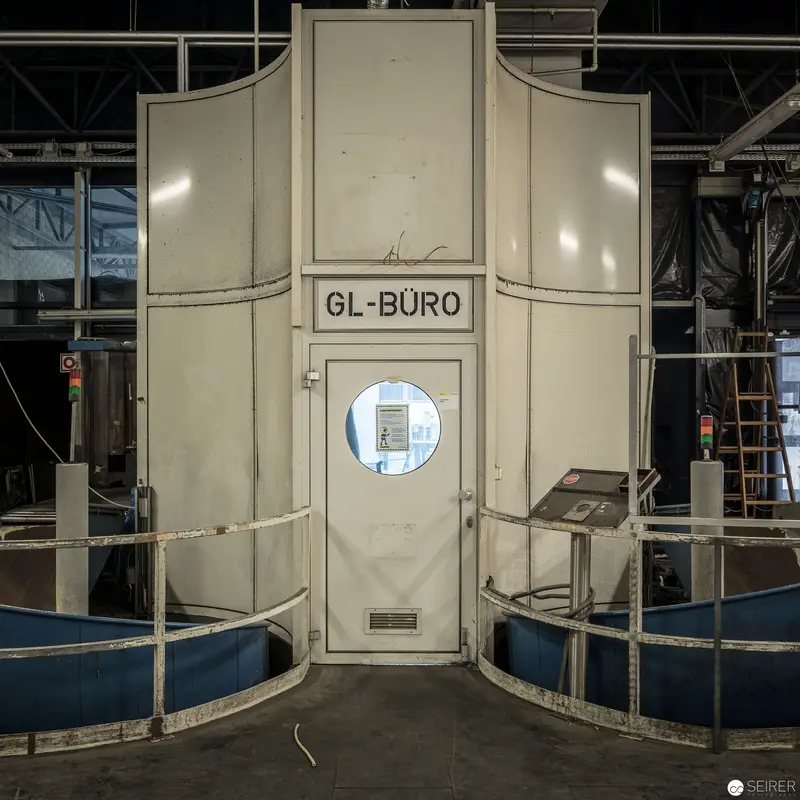 GL-BÜRO Control Station at Post City Linz during Ars Electronica 2018 Preparations