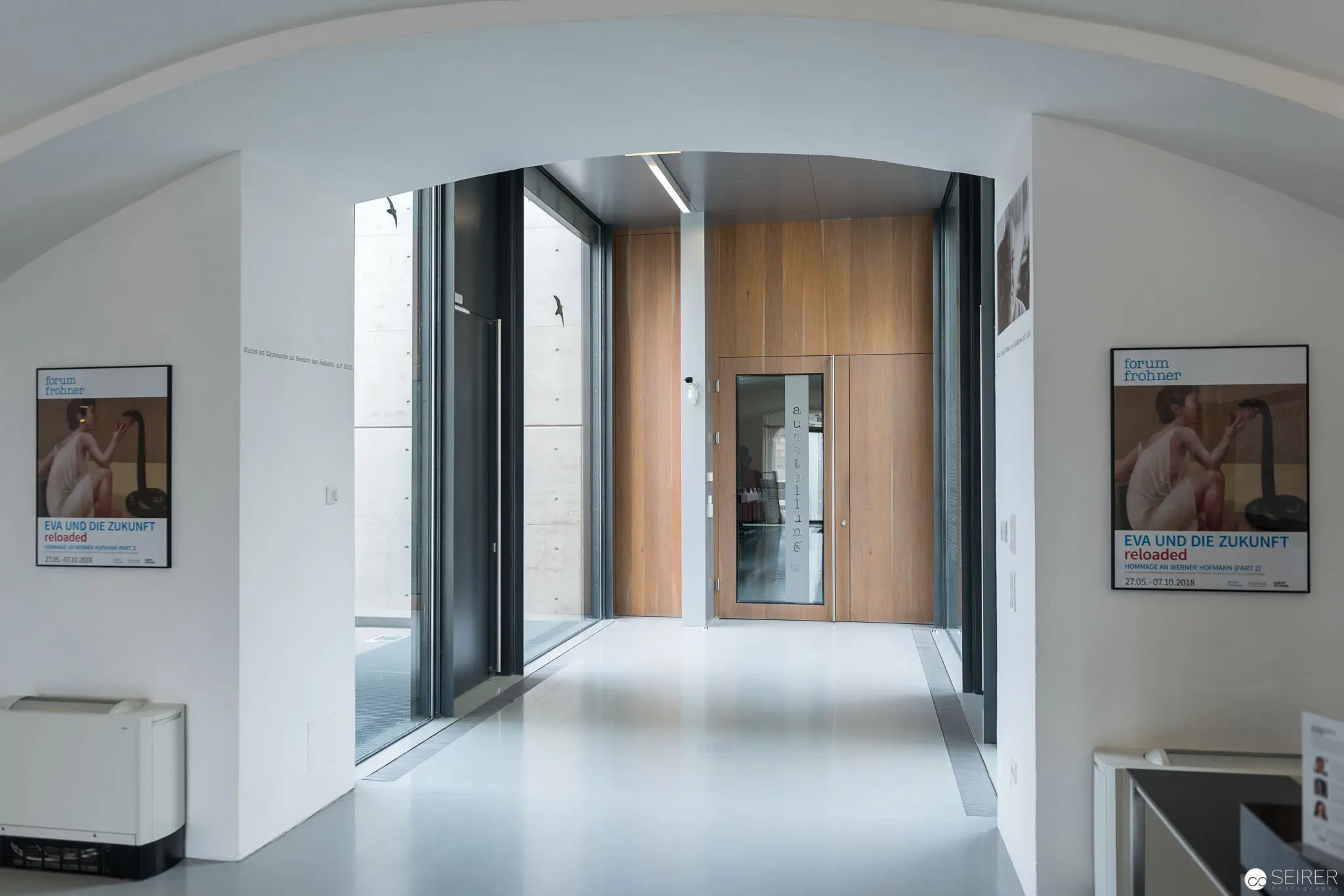 Eva und die Zukunft: Architectural Interior at Kunsthalle Krems Exhibition Space