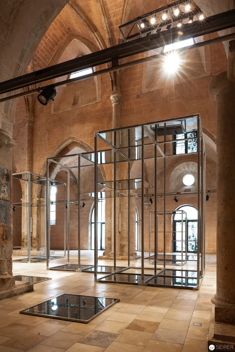 Eva Schlegel's "Spaces" Installation in Gothic Church Architecture
