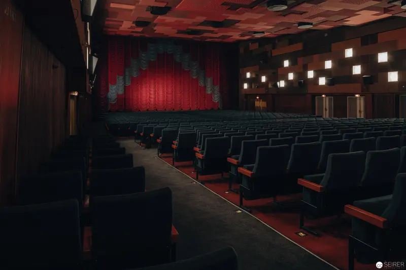 Empty Auditorium of Gartenbaukino, Vienna's Historic 70mm Cinema Space
