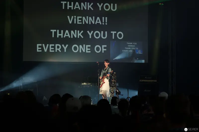 Haruka Performs at AniNite 2018, Thanking Vienna Audience Under Dramatic Stage Lighting