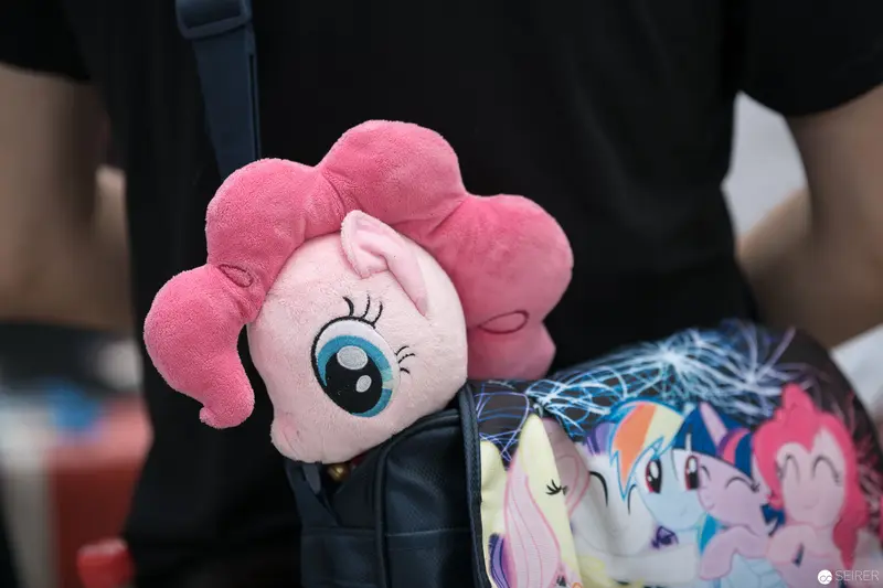 My Little Pony Plush Toy Pinkie Pie at AniNite 2018 Convention