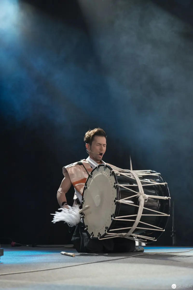 Intense Drummer Performance at AniNite 2018 Musical Event