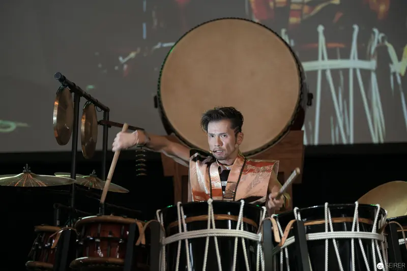 Takuya Taniguchi Performing Intense Drumming at AniNite 2018 Music Event