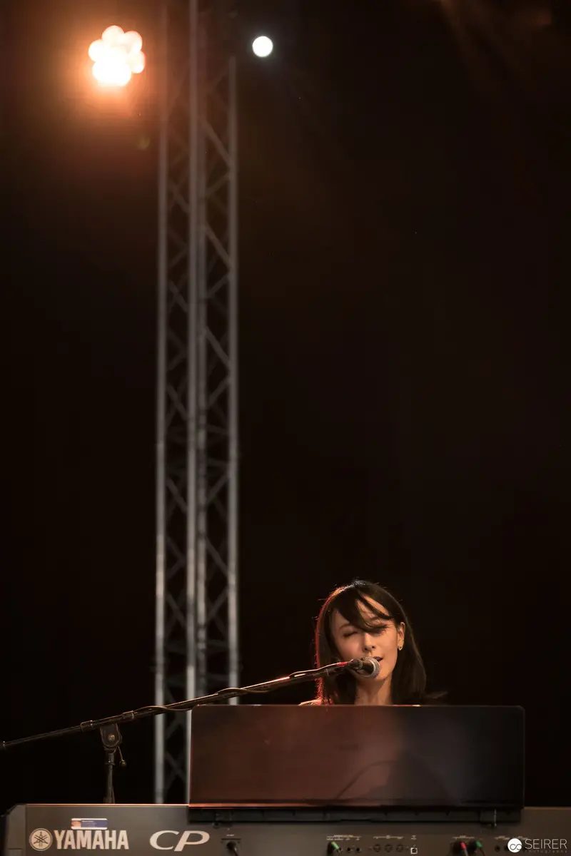 Haruka Performing Intimate Piano Performance at AniNite 2018 Music Festival