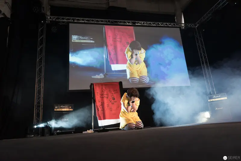 Theatrical Performance with Projection and Smoke Effects at AniNite 2018