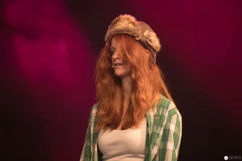 Contemplative Portrait of Performer at AniNite 2018 Music Event