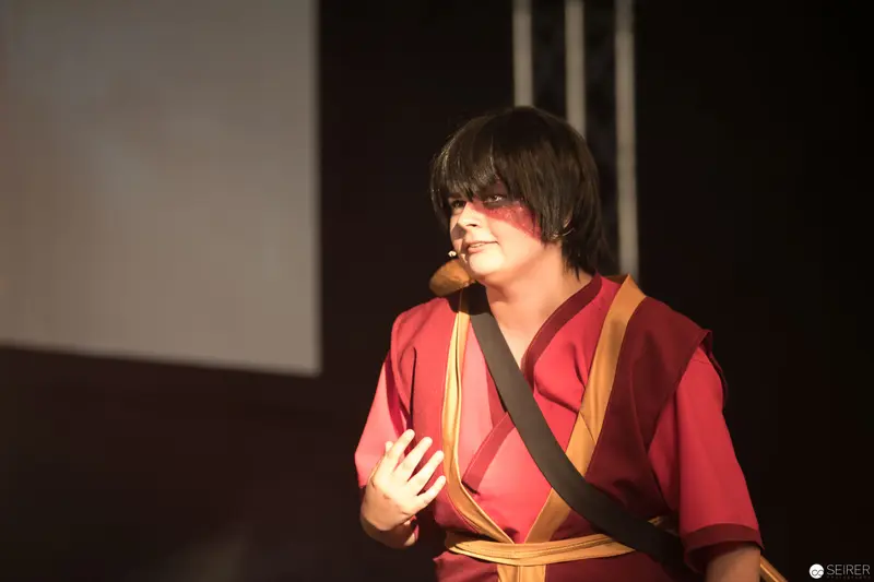 Takuya Taniguchi Performing in Dramatic Cosplay at AniNite 2018 Convention