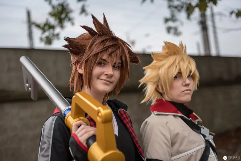 Kingdom Hearts Cosplay Duo at AniNite 2018: Sora and Roxas Characters