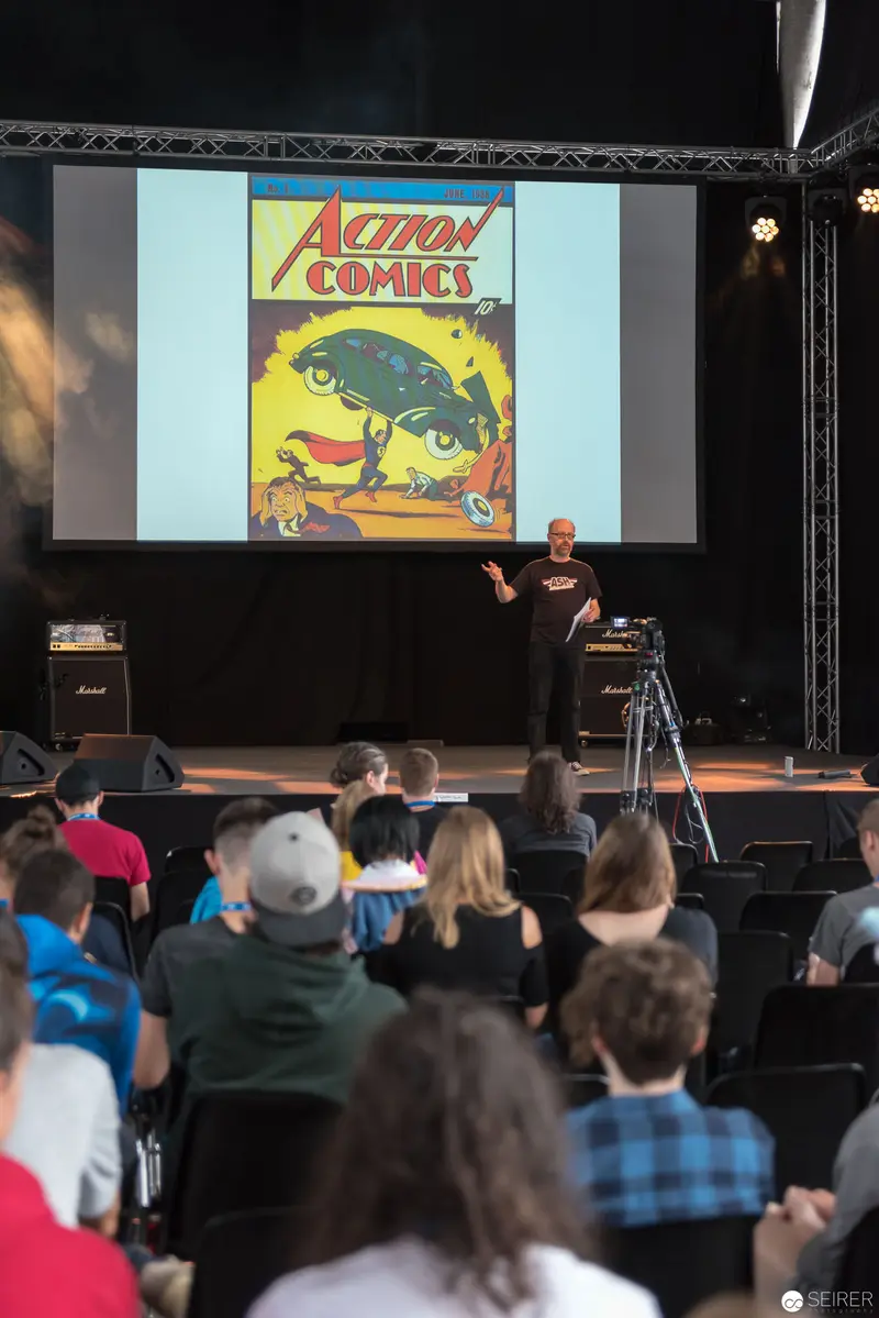 Action Comics Presentation at Conference Exploring Comic Book History and Culture
