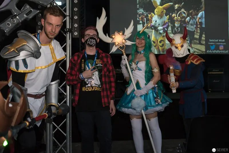 Cosplay Performers at AniNite 2018 Showcase Vibrant Character Costumes