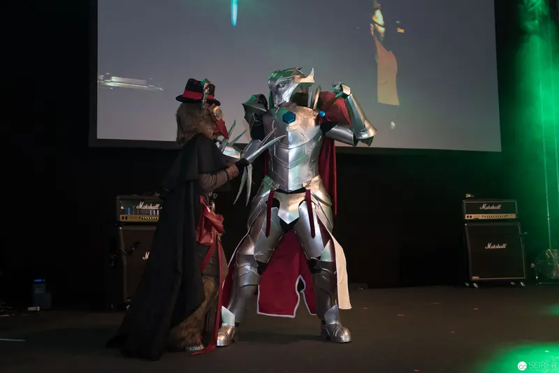 AniNite 2018: Cosplay Performance with Armored Character and Companion
