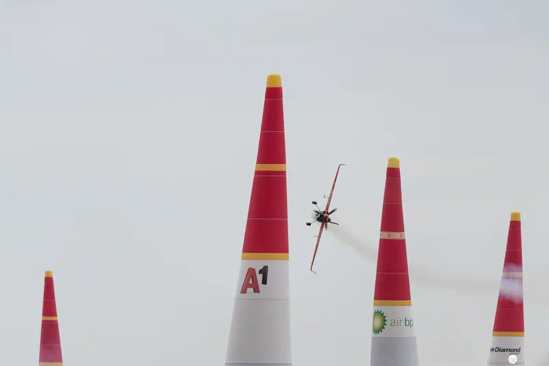 Red Bull Air Race Pylon Navigation: Precision Flying Between Branded Markers