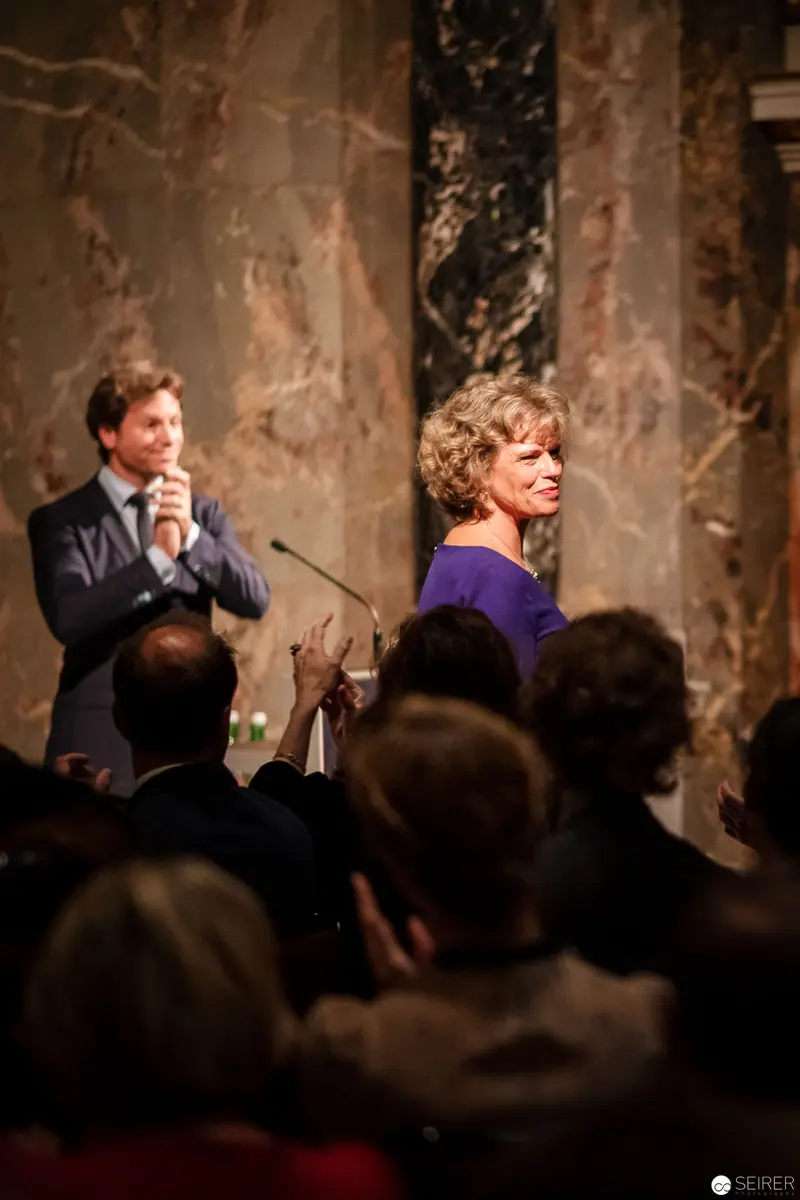 Wes Anderson Speaking at Kunsthistorisches Museum Wien in Purple-Clad Presentation