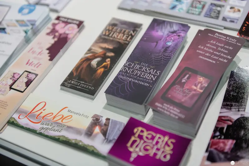 Book Fair Display of Contemporary Austrian Literature and Publishing Designs