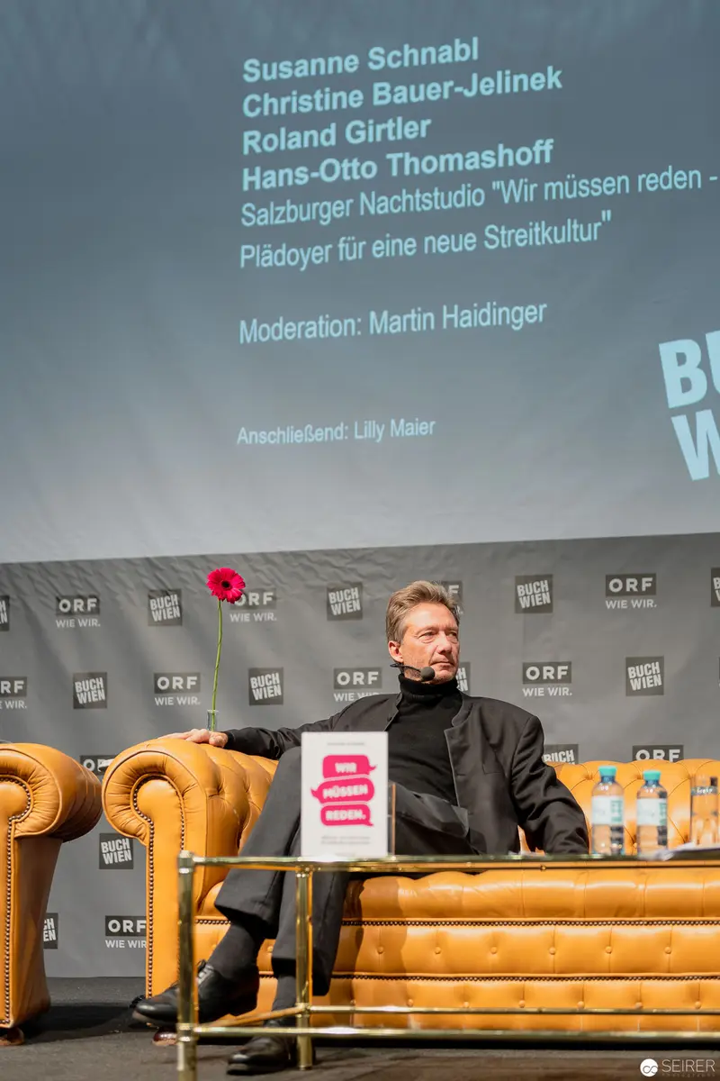 Buch Wien Panel Discussion with Martin Haidinger at ORF Event