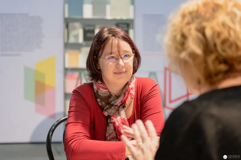 Janett Cernohuby in Conversation at Buch Wien Publishing Event