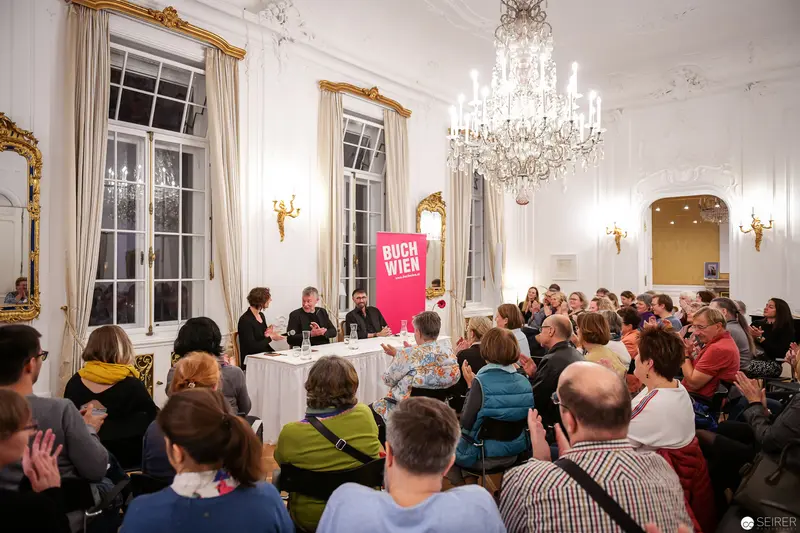 Arne Dahl Book Reading at Buch Wien 2018 in Elegant Viennese Salon