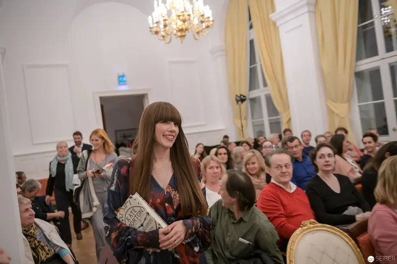 Kate Morton's Book Reading at Literary Event with Esther Schweins