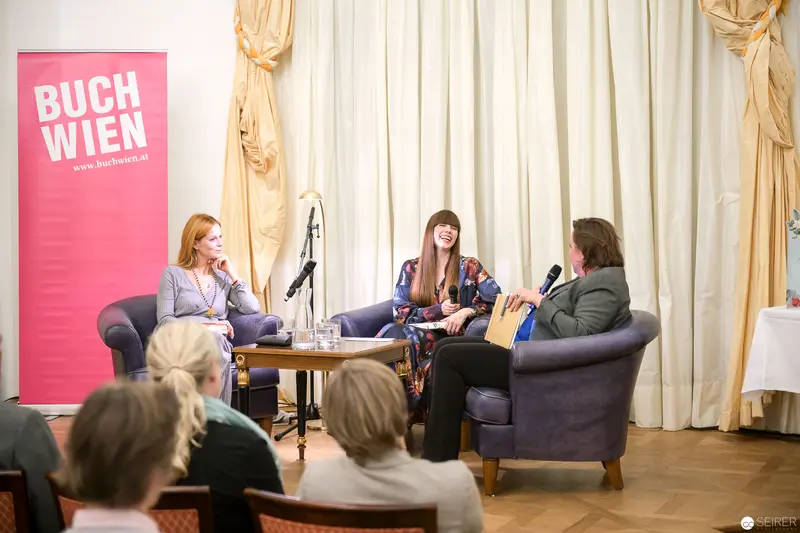 Kate Morton and Esther Schweins at Buch Wien Literary Event