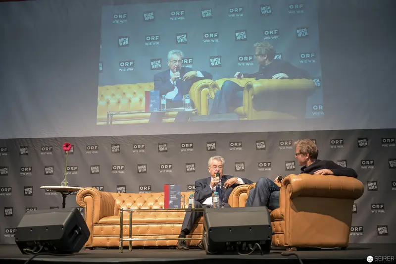 Heinz Fischer, Former Austrian President, During ORF Public Interview Event
