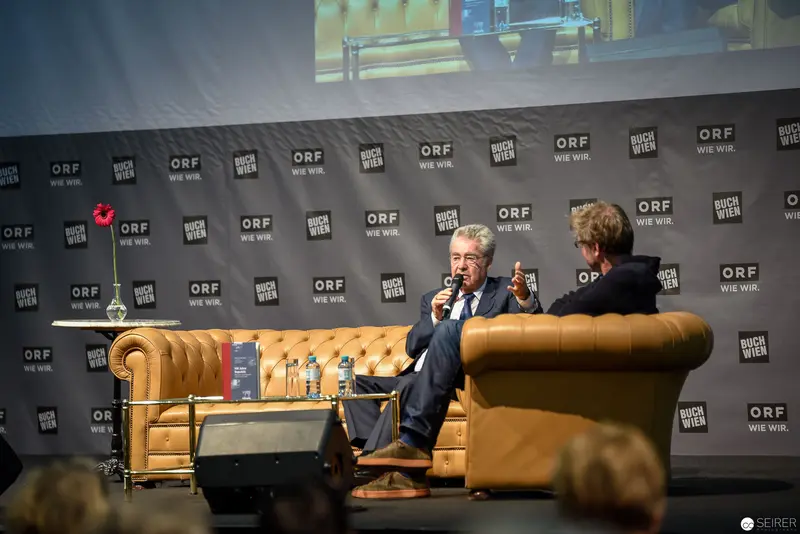 Heinz Fischer at ORF Media Event, Discussing Austria's Political Landscape