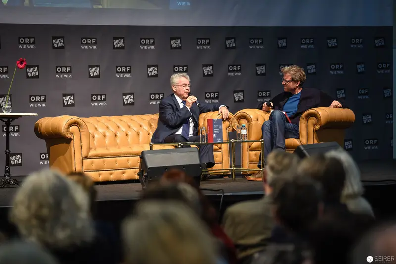 Heinz Fischer at ORF Event in Conversation on Public Stage
