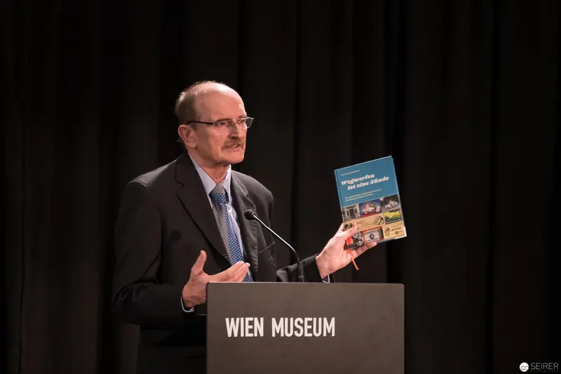 Book Launch of "Throwing Away is a Sin" at Wien Museum Podium