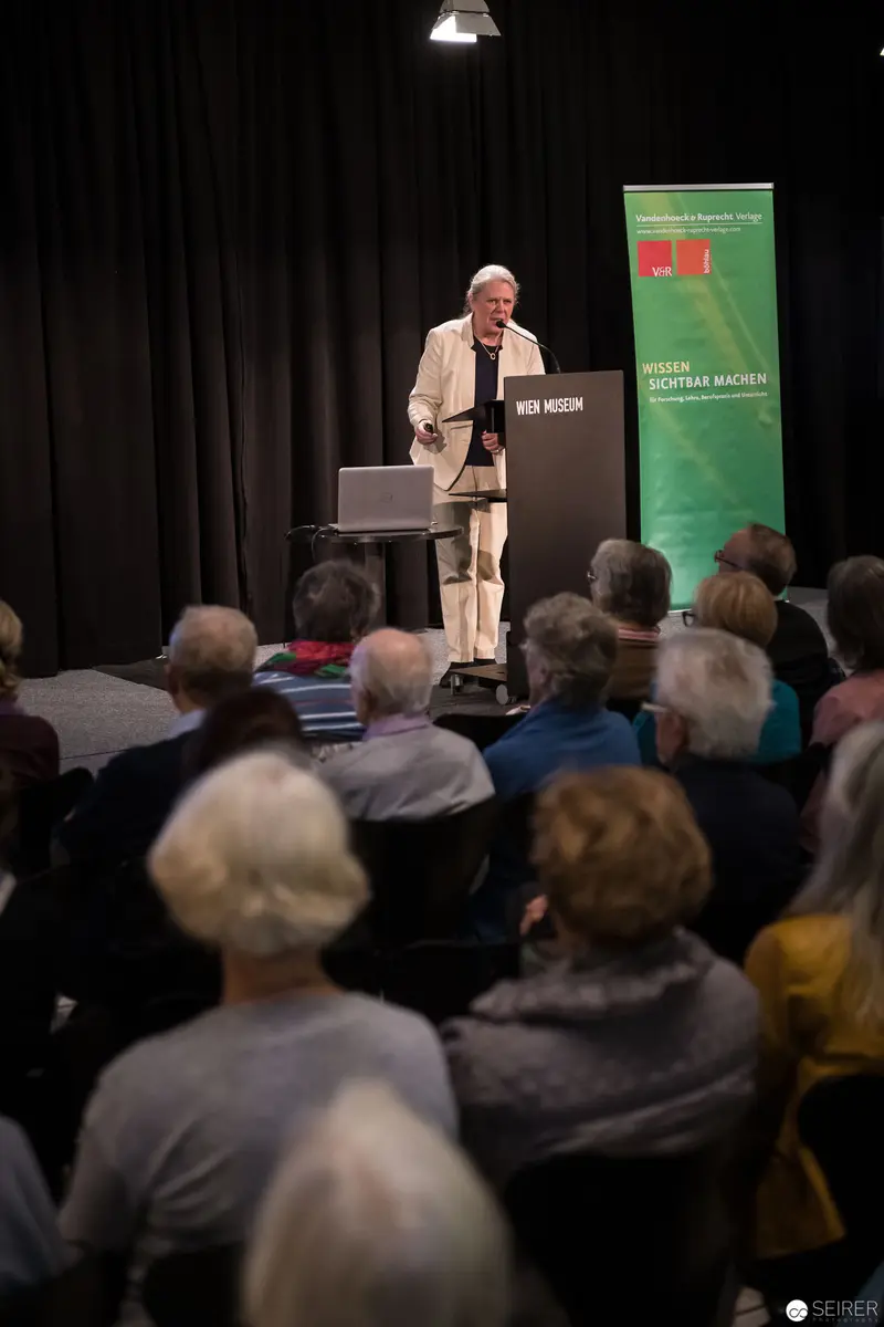 Helene Belndorfer Book Presentation "Wegwerfen ist eine Sünde" at Wien Museum