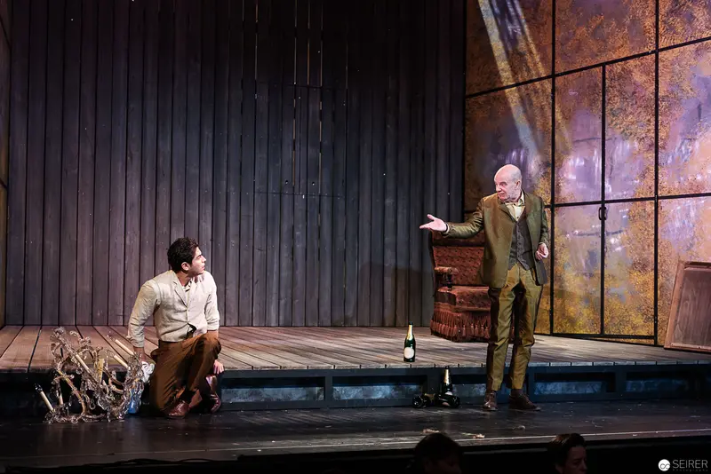 Patrick Seletzky and Alexander Pschill in Theatrical Stage Performance