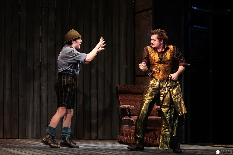 Patrick Seletzky and Alexander Pschill in Dramatic Theatrical Confrontation
