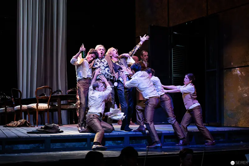 Theatrical Ensemble Dynamic in Dramatic Stage Performance of Fortunatus Wurzel