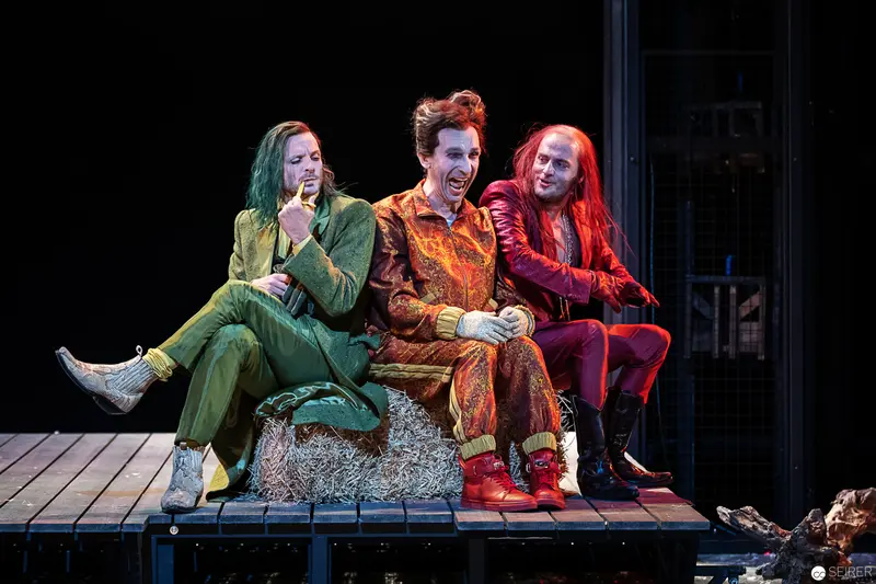 Lakrimosa's Theatrical Companions in Vibrant Costumed Staging