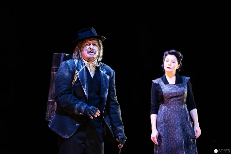 Patrick Seletzky and Alexandra Krismer in Theatrical Stage Performance