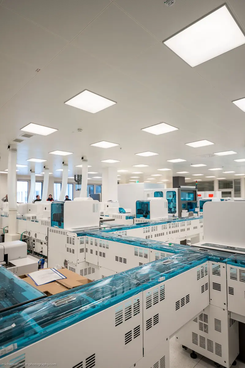 Industrial Laboratory Workflow with Automated Robotic Processing Systems