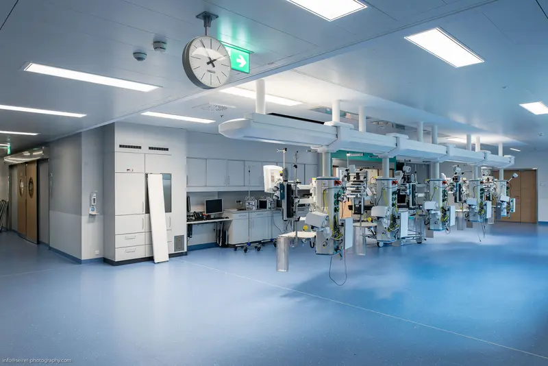 Sterile Medical Intensive Care Unit with Advanced Monitoring Equipment