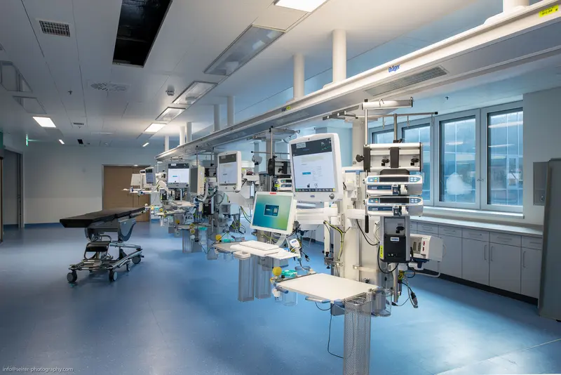 Modern Medical Operating Theatre with Advanced Diagnostic and Surgical Equipment