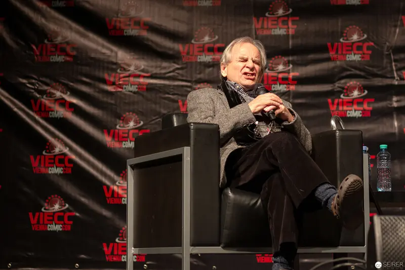 Sylvester McCoy Speaking at Vienna ComicCon 2018 VIECC Interview