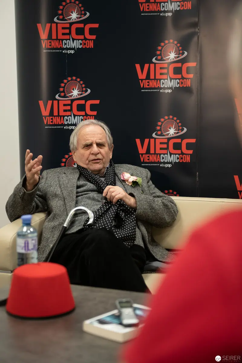 Sylvester McCoy Speaking at Vienna ComicCon 2018 Press Conference