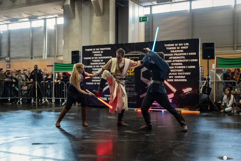 Star Wars Lightsaber Duel Performance at Vienna ComicCon VIECC 2018