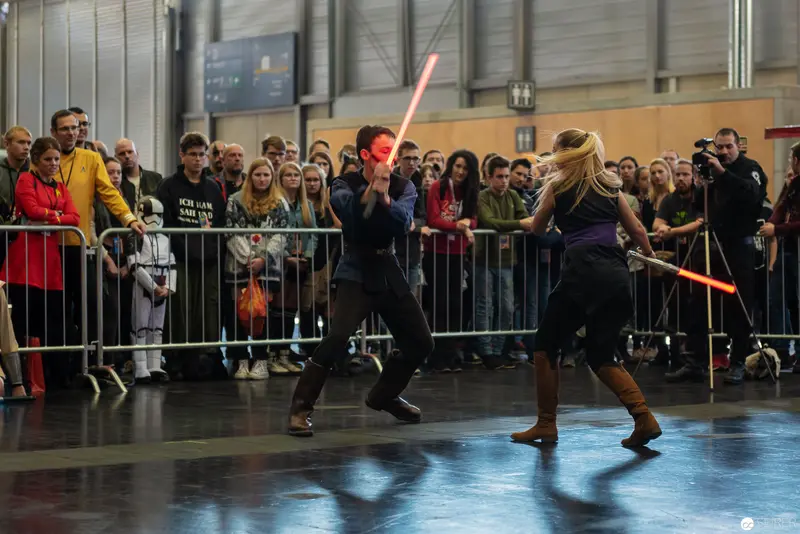 Star Wars Lightsaber Duel Performance at Vienna ComicCon 2018 Cosplay Arena
