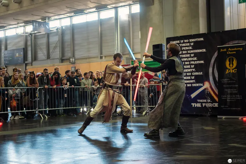 Star Wars Lightsaber Combat Demonstration at Vienna ComicCon 2018