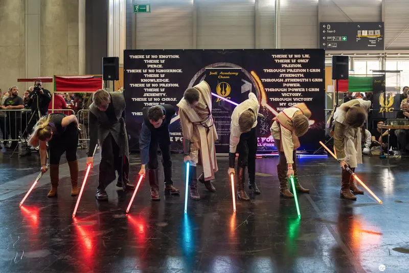 Star Wars Lightsaber Performance at Vienna ComicCon 2018 Cosplay Competition