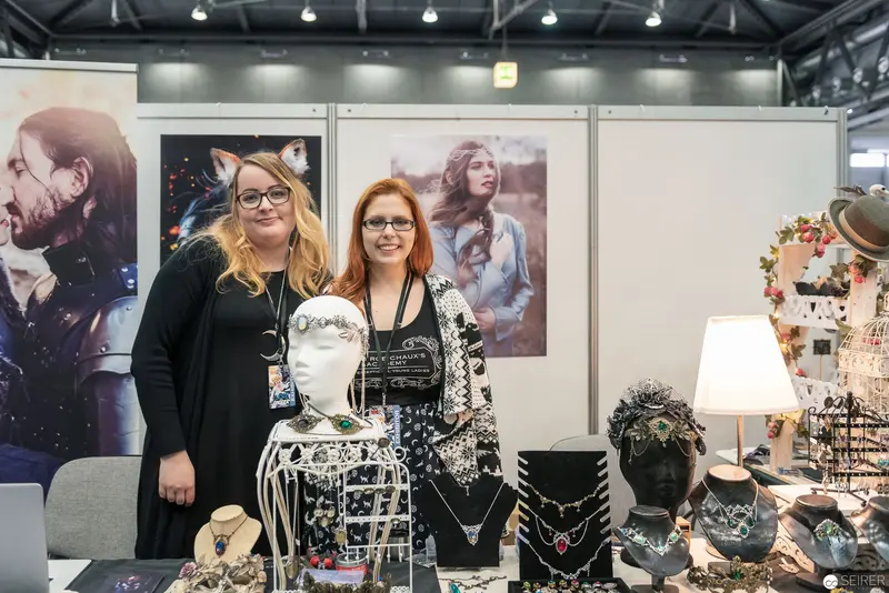 Jewelry Designers at Vienna ComicCon 2018 Showcase Artistic Display