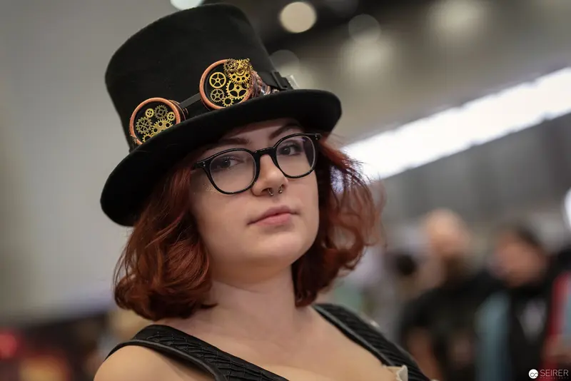 Steampunk-Inspired Cosplay Portrait at Vienna ComicCon 2018