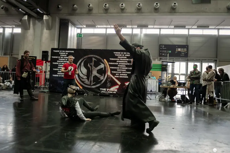 Star Wars Cosplay Performance at Vienna ComicCon 2018 Fan Convention